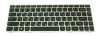 Клавиатура для ноутбука Lenovo G40-70, черная, рамка серебрянная, с подсветкой