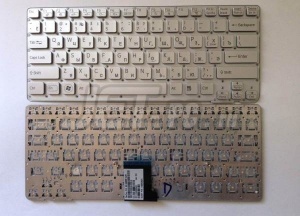 Клавиатура для ноутбука Sony Vaio VPC-CA серебристая