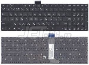 Клавиатура для ноутбука ASUS X502ca, черная