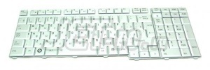 Клавиатура для ноутбука Toshiba Satellite A500, F501, L500, P200, P300, X200, X300, X500, серебрянная