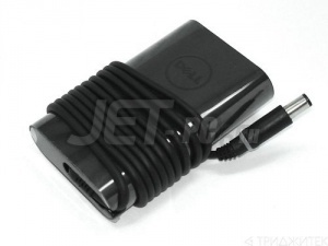 Блок питания (зарядное устройство) для ноутбука Dell 19.5V, 2.31A, 45W разъем 4.5 x 3.0мм с иглой (с сетевым кабелем)