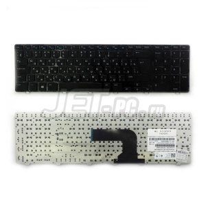 Клавиатура для ноутбука Dell Inspiron 15-5721 черная, с подсветкой