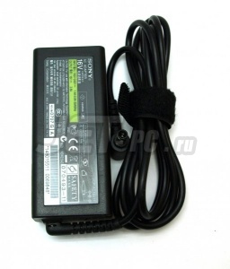 Блок питания (зарядное устройство) для ноутбука Sony 16V, 2.8A, 45W разъем 6.0 x 4.4 мм (с сетевым кабелем)