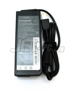 Блок питания (зарядное устройство) для ноутбука Lenovo 20V, 4.5A 90W  разъем прямоугольный (Lite-ON) (с сетевым кабелем)