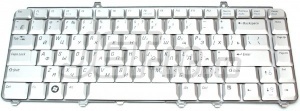 Клавиатура для ноутбука Dell 1420, 1525, 1540, 1545, XPS M1330 M1530, Vostro 1400, серебристая