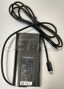 Блок питания (зарядное устройство) для ноутбука Dell 20V, 4.5A, 90W Type-C разъем (с сетевым кабелем)