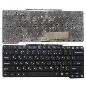 Клавиатура для ноутбука Sony Vaio VGN-SR черная, без рамки