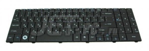 Клавиатура для ноутбука MSI A6400, CR640, CX640 / DNS 0123259, 0123308, 0123974, A15HE, A15HC, A17HC, черная