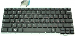Клавиатура для ноутбука Samsung NF210, черная, без рамки