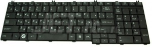 Клавиатура для ноутбука Toshiba Satellite C650, C660, L650, L655, L670, L675, L755, черная